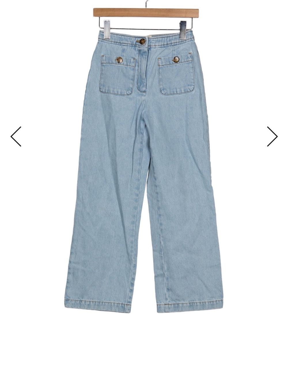 Sesane   Light Blue Wide-Leg Women's Jeans
